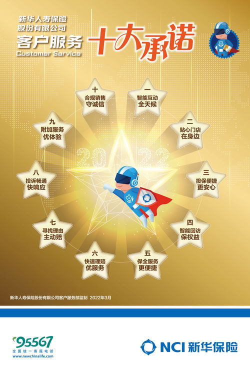 新华保险发布2022年客户服务十大承诺 以科技赋能服务，引领保险新体验